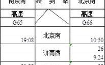 南京南到北京南高铁时刻表查询_如何快速预订