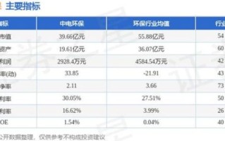 中电环保股票怎么样_值得长期持有吗