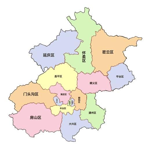 北京分区地图_各区功能定位是什么-第1张图片-俊逸知识馆