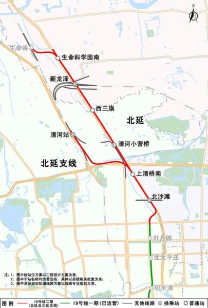 北京地铁19号线最新线路图_换乘站点有哪些-第1张图片-俊逸知识馆