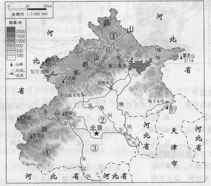 北京地形图怎么看_北京海拔分布特点-第1张图片-俊逸知识馆 北京地形图怎么看_北京海拔分布特点-第1张图片-俊逸知识馆