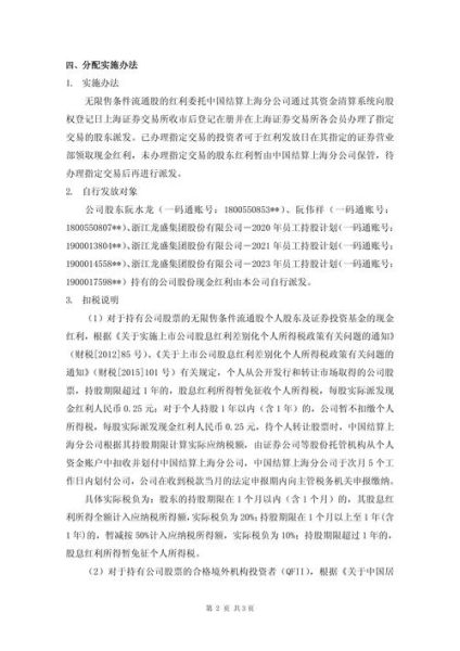 浙江龙盛股票值得长期持有吗_浙江龙盛股票分红率是多少-第3张图片-俊逸知识馆 浙江龙盛股票值得长期持有吗_浙江龙盛股票分红率是多少-第3张图片-俊逸知识馆