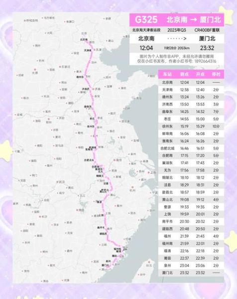 北京到厦门高铁几个小时_票价多少钱-第2张图片-俊逸知识馆