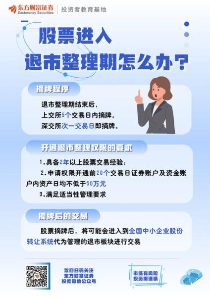 股票退市后股民怎么办_退市股票如何卖出-第3张图片-俊逸知识馆