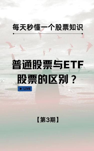 etf股票怎么买_etf和股票的区别是什么-第1张图片-俊逸知识馆