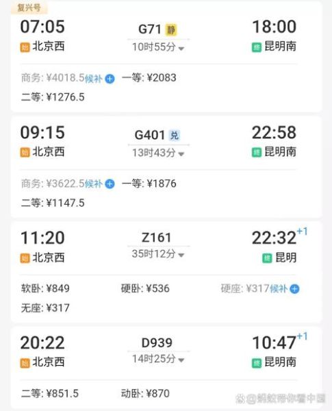 北京到昆明多少公里_北京到昆明开车多久-第2张图片-俊逸知识馆