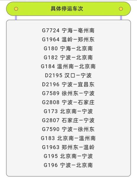 宁波到北京高铁时刻表_宁波到北京高铁多久-第2张图片-俊逸知识馆