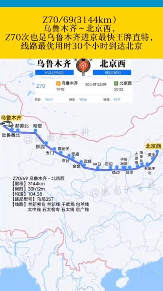 北京到乌鲁木齐火车时刻表查询_票价多少钱-第2张图片-俊逸知识馆