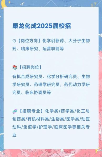 北京康龙化成怎么样_北京康龙化成招聘要求-第1张图片-俊逸知识馆