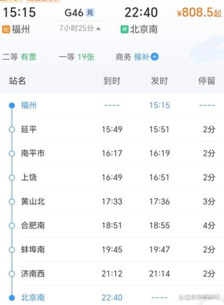 福州到北京高铁多久_福州到北京飞机票价格-第1张图片-俊逸知识馆