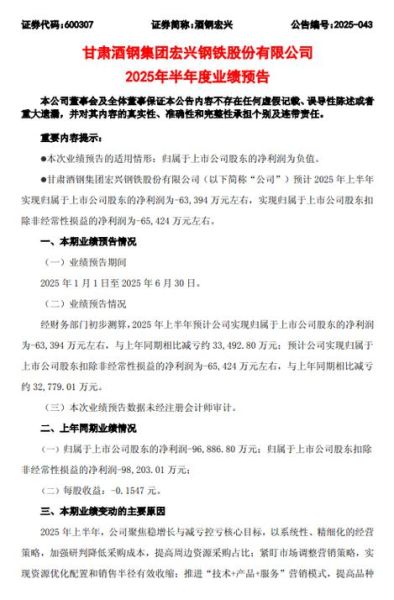 酒钢宏兴股票还能买吗_酒钢宏兴未来走势分析-第2张图片-俊逸知识馆